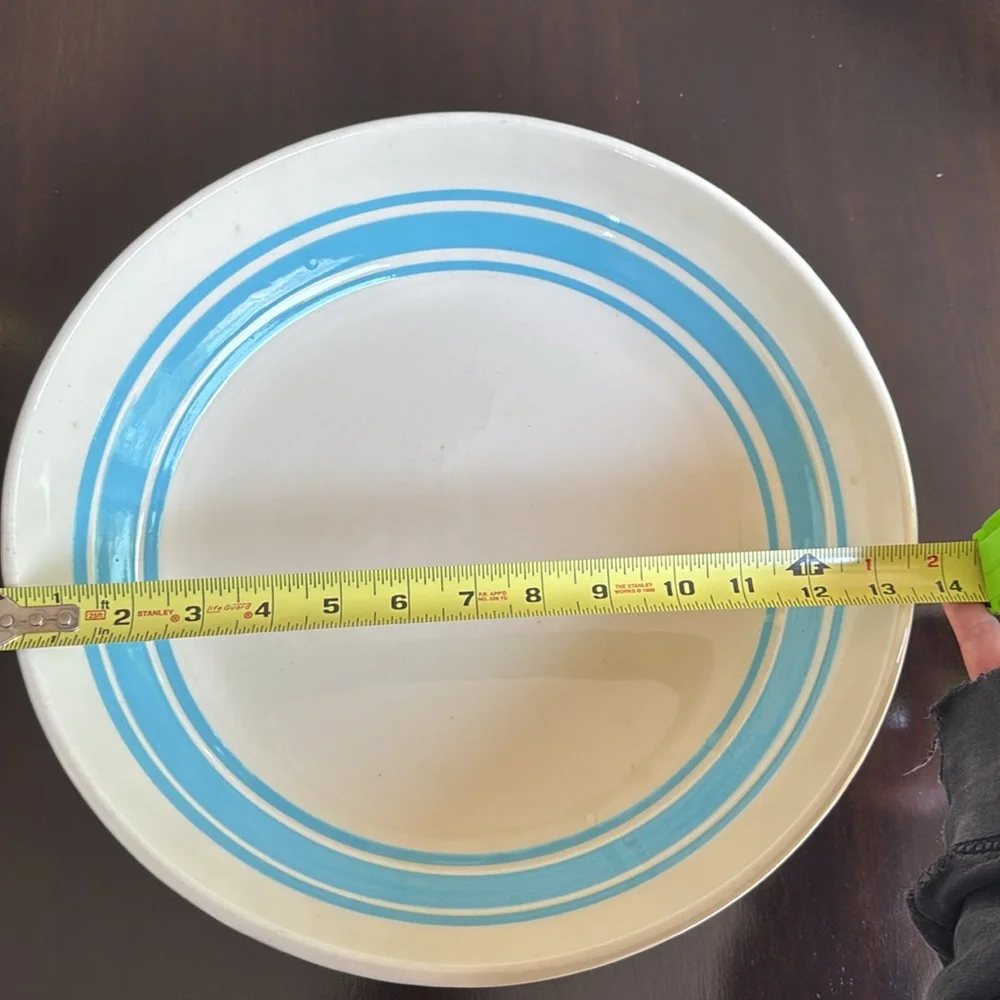 McCoy Pottery 13.5” shallow bowl - Picture 3 of 4